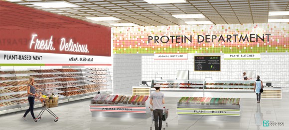 Gfi’s protein department of the future with integrated-segregated merchandising across product and protein types