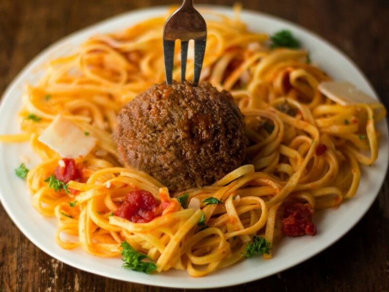 Clean meat meatball