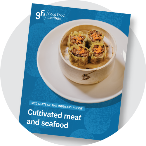 2022 cultivated meat and seafood state of the industry report cover